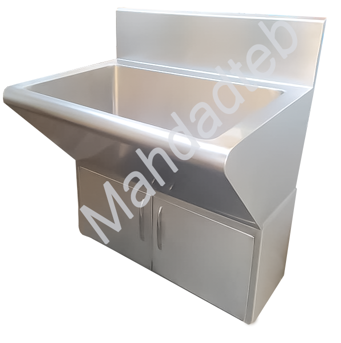 سینک اسکراب دو جداره کابیندار 
