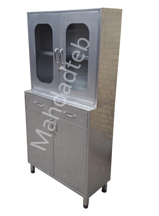 کمد استیل دارو و تجهیزات اتاق عمل 4 درب کشو دار