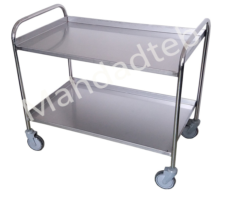 ترالی استیل حمل ظروف و لوازم جنرال - کد MHT28
