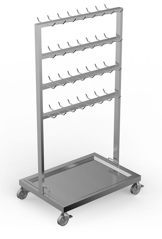 ترالی گاز شمار استیل اتاق عمل