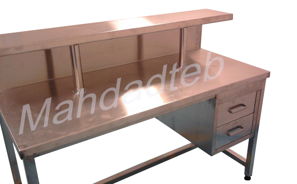 میز استیل پکینگ کشو دار - کد -MHT34 -4