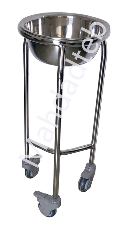 ترالی لگن تک خانه استیل ، ترالی برس اسکراب - کد -MHT42-1