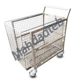 ترالی البسه خیس استیل- کد -MHT37