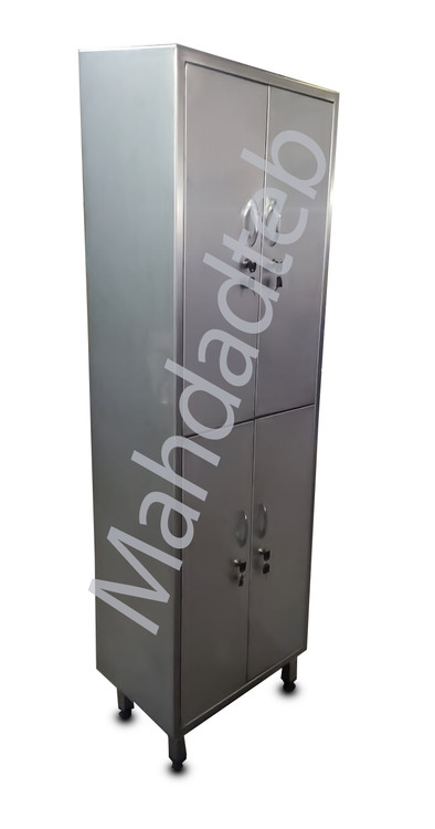 کمد استیل اتاق تمیز لباس و ملزومات چهارخانه کد MHT91-1