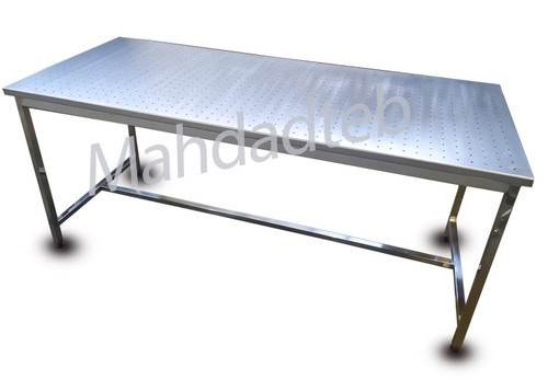 میز استیل اتاق تمیز پرفوریت (مشبک) کد -MHT97