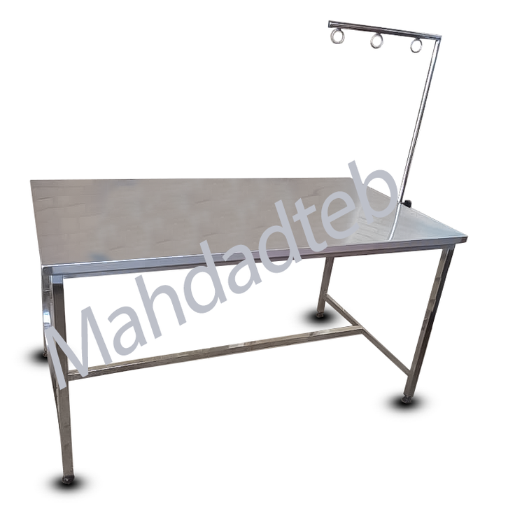 میز آرایش دام تمام استیل - کد MHT85