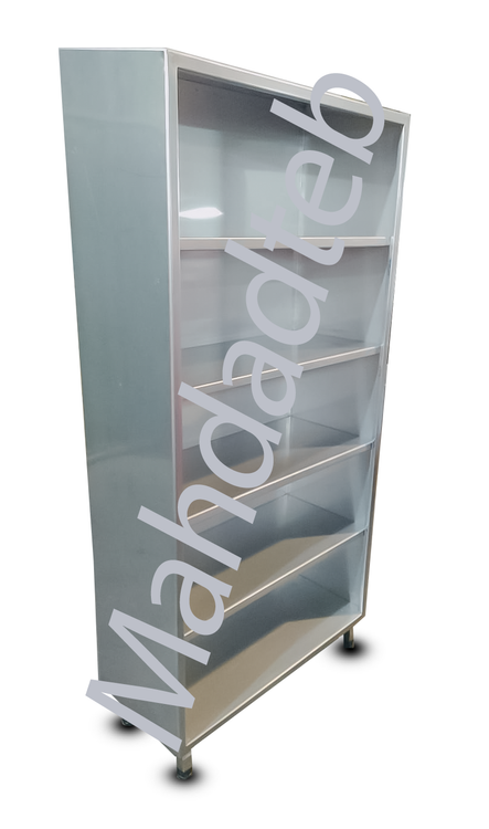 کمد بیمارستانی قفسه بیمارستانی استیل - کد MHT311