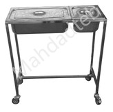 ترالی استیل حمل ابزار جراحی ، ترولی ضد عفونی - کد MHT29