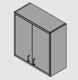 کابینت استیل دیواری طرح