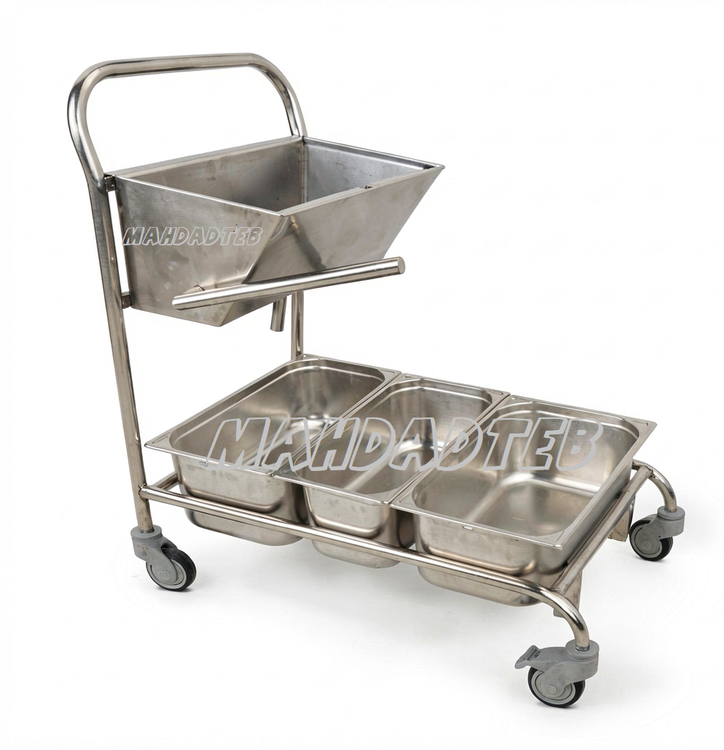 ترولی نظافت اتاق تمیز