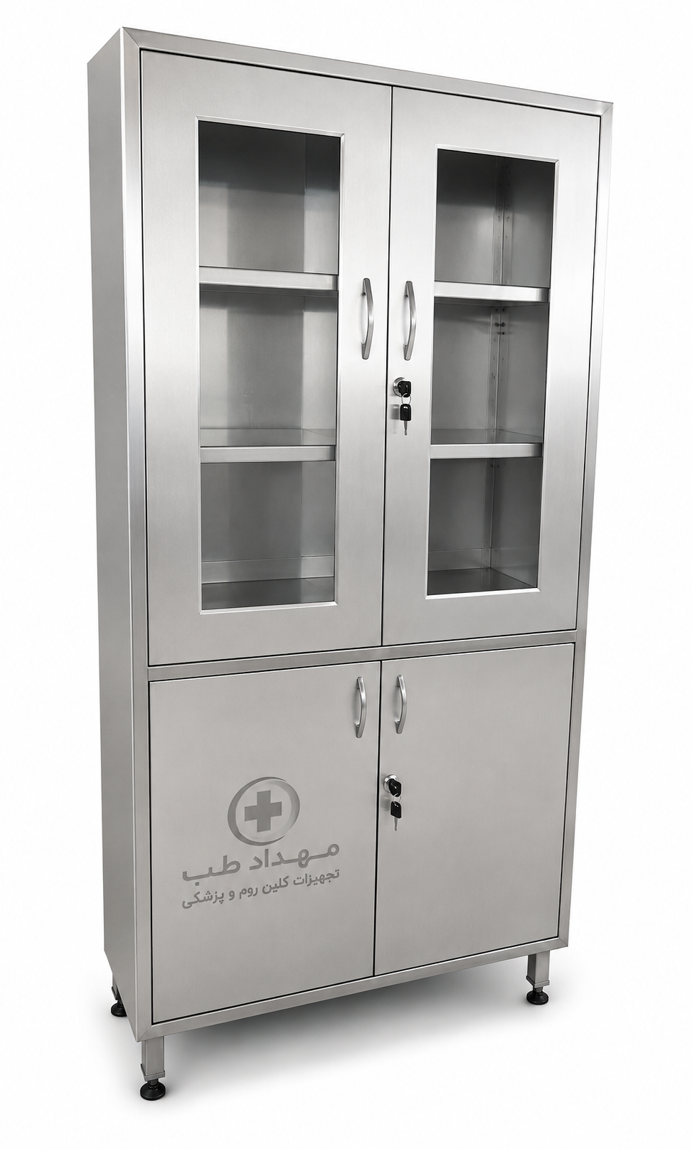 کمد اتاق عمل مدل چهار درب استیل