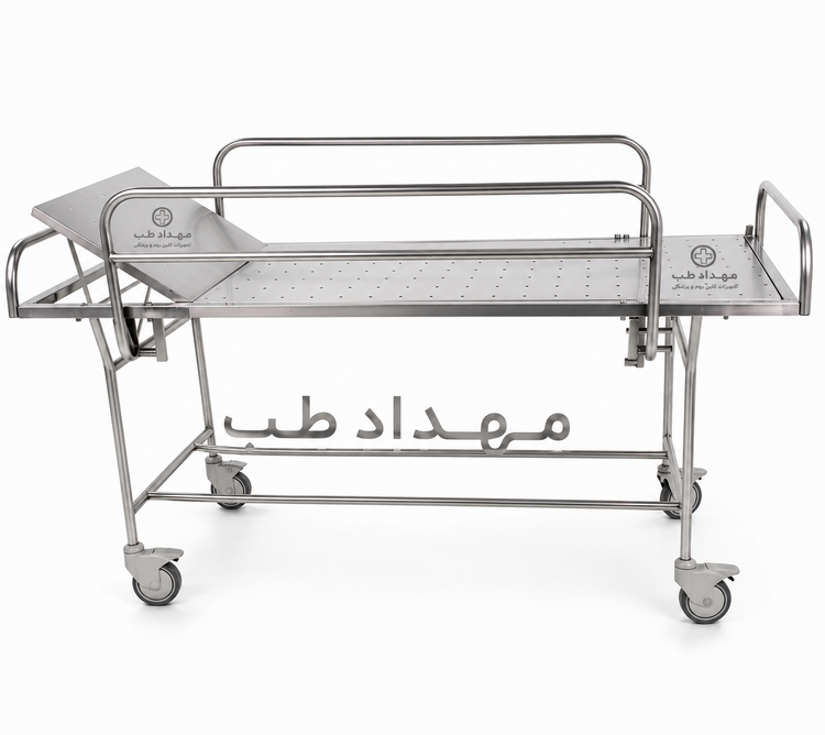 برانکارد شستشوی بیمار استیل مدل یک شکن